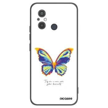 Picasee husă neagră din silicon pentru Xiaomi Redmi 12C - Diamanty White