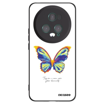 Picasee husă neagră din silicon pentru Honor Magic5 Pro - Diamanty White