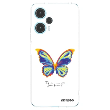 Picasee husă transparentă din silicon pentru Xiaomi Poco F5 - Diamanty White