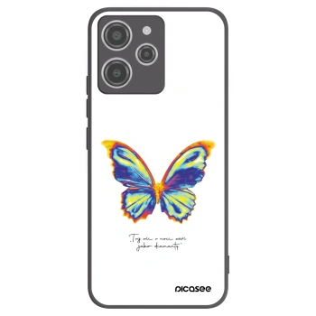 Picasee husă neagră din silicon pentru Xiaomi Redmi 12 4G - Diamanty White