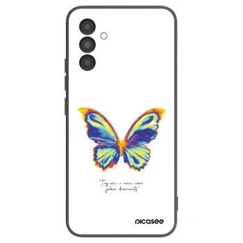 Picasee husă neagră din silicon pentru Samsung Galaxy A04s A047F - Diamanty White