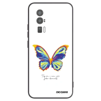 Picasee husă neagră din silicon pentru Xiaomi Poco F5 Pro 5G - Diamanty White