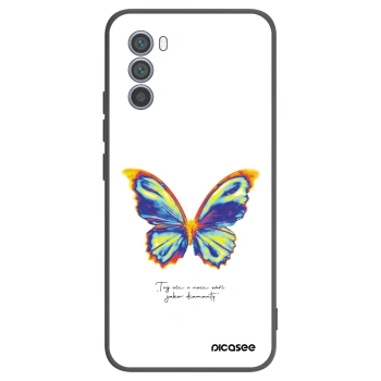 Husă pentru Motorola Moto G62 - Diamanty White