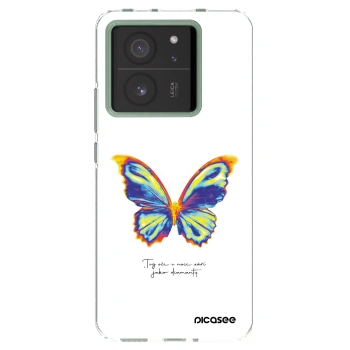 Picasee husă transparentă din silicon pentru Xiaomi 13T - Diamanty White