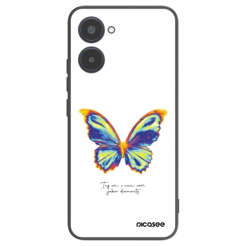 Picasee husă neagră din silicon pentru Realme 10 4G - Diamanty White