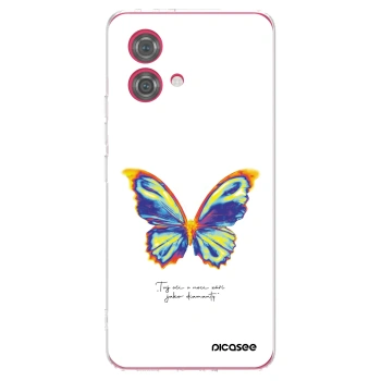 Picasee husă transparentă din silicon pentru Motorola Moto G84 5G - Diamanty White