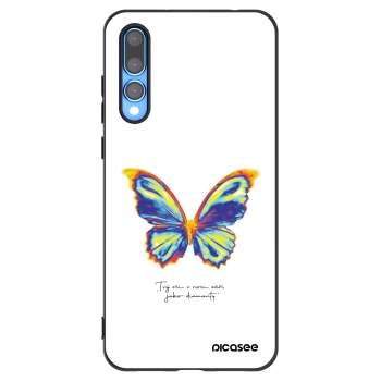 Picasee husă neagră din silicon pentru Huawei P20 Pro - Diamanty White
