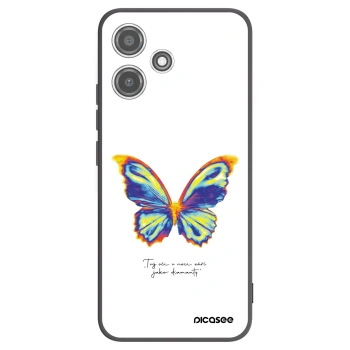 Picasee husă neagră din silicon pentru Xiaomi Redmi 12 5G - Diamanty White