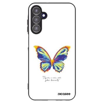 Picasee husă neagră din silicon pentru Samsung Galaxy A15 A155F 4G - Diamanty White