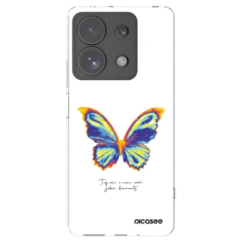 Picasee husă transparentă din silicon pentru Xiaomi Redmi Note 13 Pro 4G - Diamanty White