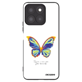 Picasee husă neagră din silicon pentru Honor X8b - Diamanty White