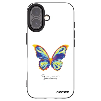 Picasee husă neagră din silicon pentru Apple iPhone 16 - Diamanty White