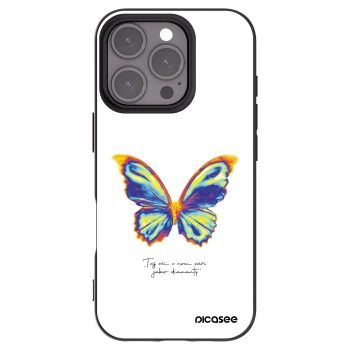 Picasee husă neagră din silicon pentru Apple iPhone 16 Pro - Diamanty White