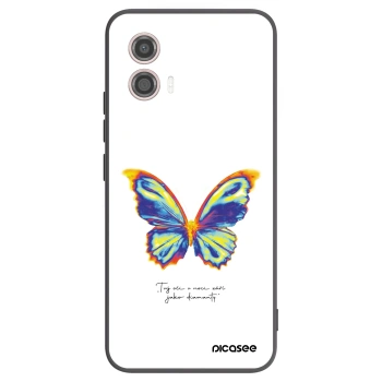Husă pentru Motorola Moto G53 5G - Diamanty White