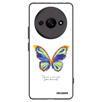 Picasee husă neagră din silicon pentru Xiaomi Redmi A3 - Diamanty White