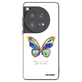 Picasee husă neagră din silicon pentru OnePlus 12 5G - Diamanty White