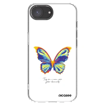 Picasee husă transparentă din silicon pentru Apple iPhone 16e - Diamanty White