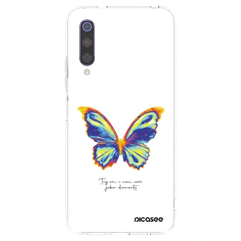 Picasee husă transparentă din silicon pentru Xiaomi Mi 9 - Diamanty White