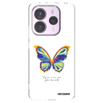 Picasee husă transparentă din silicon pentru Xiaomi Redmi Note 14 5G - Diamanty White