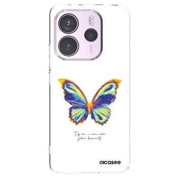 Picasee husă transparentă din silicon pentru Xiaomi Redmi Note 14 4G - Diamanty White