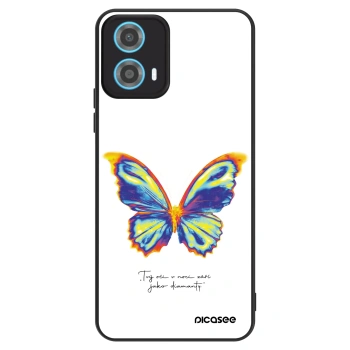 Husă pentru Motorola Moto G34 5G - Diamanty White