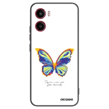 Picasee husă neagră din silicon pentru Motorola Moto G05 - Diamanty White