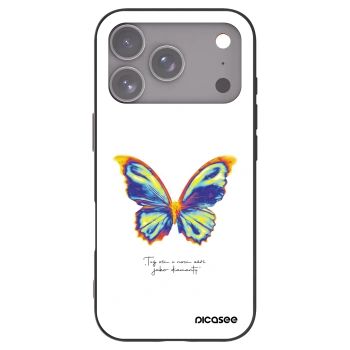 Picasee husă neagră din silicon pentru Apple iPhone 17 Pro - Diamanty White