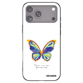 Picasee husă neagră din silicon pentru Apple iPhone 17 Pro Max - Diamanty White