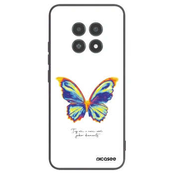 Picasee husă neagră din silicon pentru Realme 12X - Diamanty White