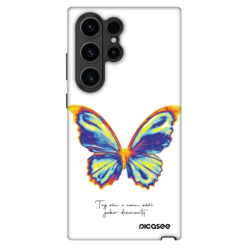 Husă pentru Samsung Galaxy S22 Ultra 5G - Diamanty White