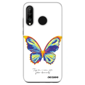 Husă pentru Huawei P30 Lite - Diamanty White