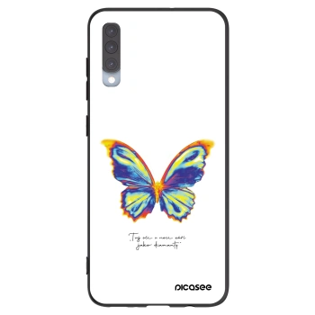 Picasee husă neagră din silicon pentru Samsung Galaxy A70 A705F - Diamanty White