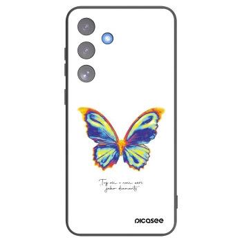 Picasee husă neagră din silicon pentru Samsung Galaxy S25 FE 5G - Diamanty White