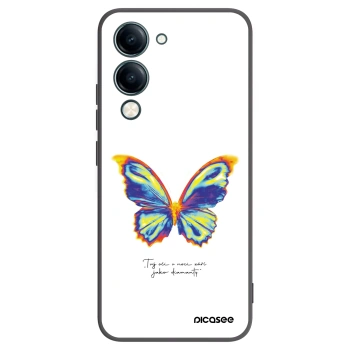 Picasee husă neagră din silicon pentru Vivo Y29s 5G - Diamanty White