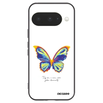Picasee husă neagră din silicon pentru Google Pixel 10 - Diamanty White