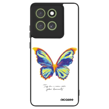 Husă pentru Motorola Moto G86 Power 5G - Diamanty White