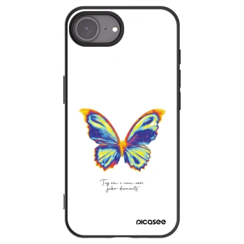 Picasee husă neagră din silicon pentru Apple iPhone 17e - Diamanty White