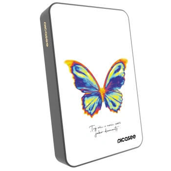 Picasee Powerbank cu MagSafe 10 000 mAh Gri - Diamanty White