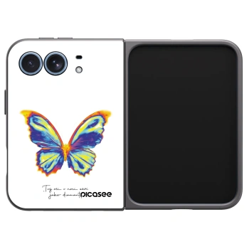 Picasee husă neagră din silicon pentru Apple iPhone Duo - Diamanty White