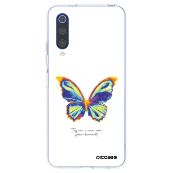 Picasee husă transparentă din silicon pentru Xiaomi Mi 9 SE - Diamanty White