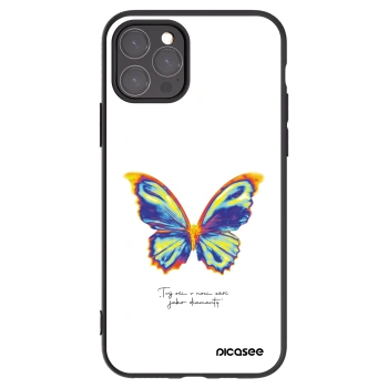 Picasee husă neagră din silicon pentru Apple iPhone 11 Pro - Diamanty White