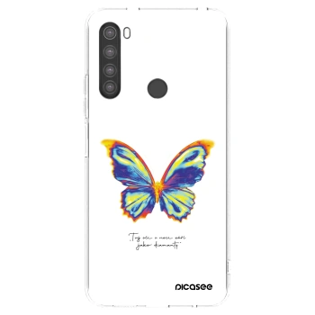 Picasee husă transparentă din silicon pentru Xiaomi Redmi Note 8 - Diamanty White