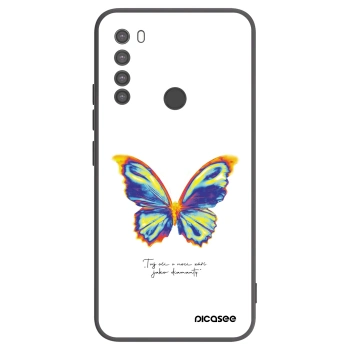 Picasee husă neagră din silicon pentru Xiaomi Redmi Note 8 - Diamanty White