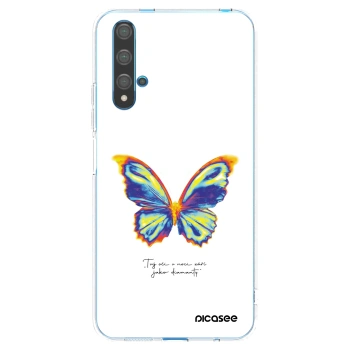 Picasee husă transparentă din silicon pentru Huawei Nova 5T - Diamanty White