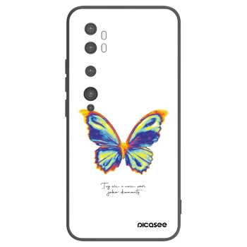 Picasee husă neagră din silicon pentru Xiaomi Mi Note 10 (Pro) - Diamanty White
