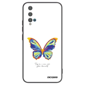 Picasee husă neagră din silicon pentru Huawei Nova 5T - Diamanty White