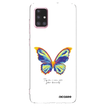 Picasee husă transparentă din silicon pentru Samsung Galaxy A71 A715F - Diamanty White