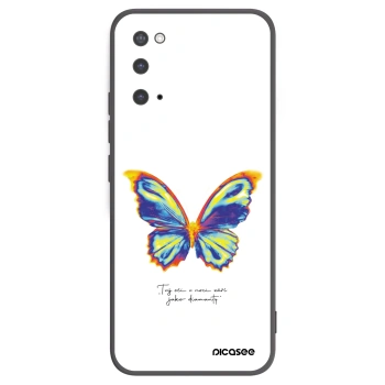Picasee husă neagră din silicon pentru Samsung Galaxy S20 G980F - Diamanty White