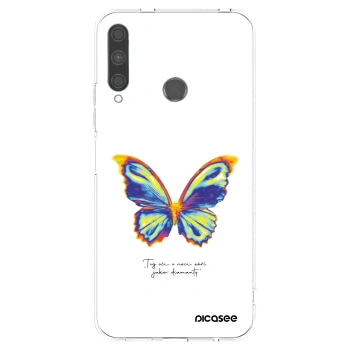 Picasee husă transparentă din silicon pentru Huawei P40 Lite E - Diamanty White