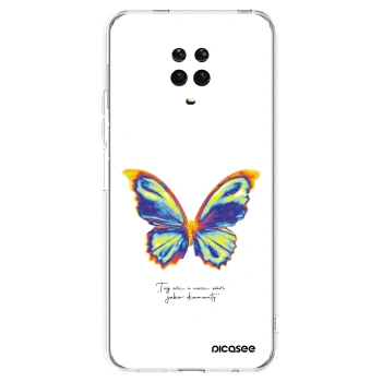 Picasee husă transparentă din silicon pentru Xiaomi Redmi Note 9 Pro - Diamanty White